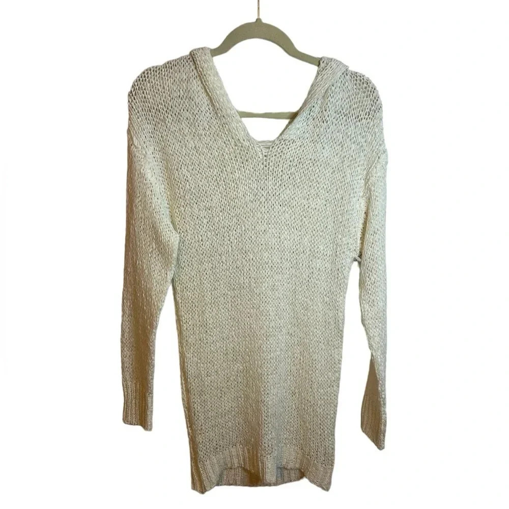 NWT O & O BOUTIQUE KNIT HOODED SWIM COVER DRESS